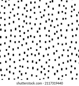 Black and white hand drawn seamless texture design for backgrounds, fabrics and wrapping paper, vector illustration