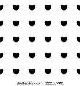 black and white heart vector illustration simple minimalist