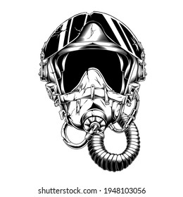 black and white helmet air force military