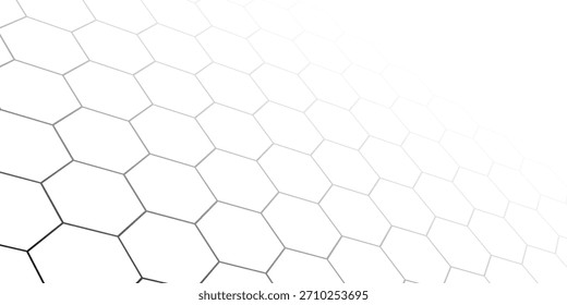 Patrón hexagonal blanco y negro. moderno eps 10.