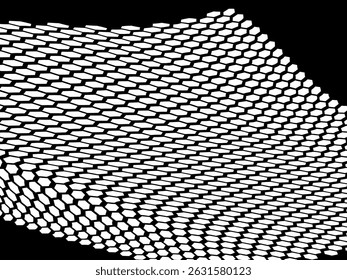 Black and white hexagonal honeycomb pattern wall. White background with black hexagonal Avtract pattern.