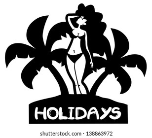 Black and white holiday