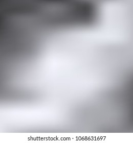 Black and white holographic background. Foil metal texture. Abstract soft pastel colors backdrop. Trendy creative vector cosmic gradient. Vibrant print illustration. Creative neon template for banner.