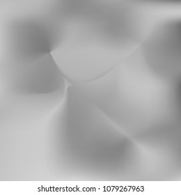 Black and white holographic background. Foil metal texture. Abstract soft pastel colors backdrop. Trendy creative vector cosmic gradient. Vibrant print illustration. Creative neon template for banner.