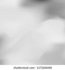 Black and white holographic background. Foil metal texture. Abstract soft pastel colors backdrop. Trendy creative vector cosmic gradient. Vibrant print illustration. Creative neon template for banner.