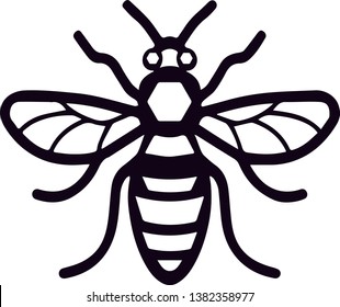 Bee Black White Icon Can Be Stock Vector (Royalty Free) 1574459056