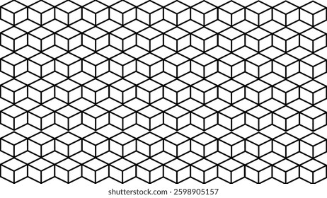 Black and white honeycomb seamless pattern as a background	