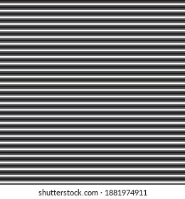 Black and white Horizontal striped seamless pattern background suitable for fashion textiles, graphics