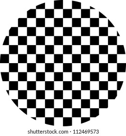 Black and white hypnotic background.