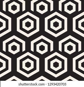 Black and white hypnotic background. Abstract Seamless Pattern. Vector illustration. EPS10