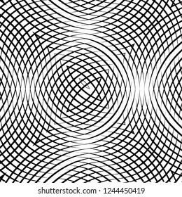 Black and white hypnotic illusion background, vector, illustration, eps file