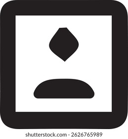 schwarz-weißes Symboldesign