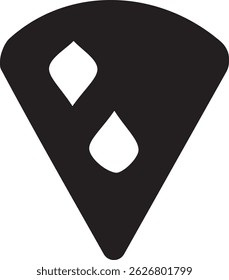 Schwarz-Weiß-Symboldesign