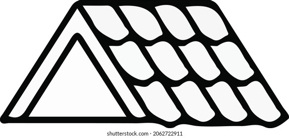diseño de iconos en blanco y negro sobre el techo