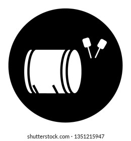 black white icon drum marker time of call to prayer