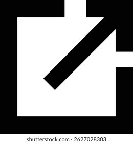 schwarz-weißes Icon eps 10