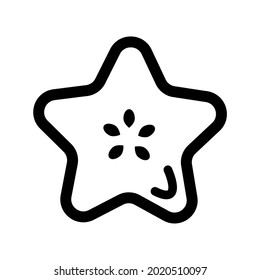 a black and white icon in the form of an fruit. healthy food. ordinary fruits and tropical icons are suitable for the design of websites, presentations and stories