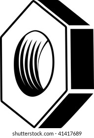 black and white icon nuts