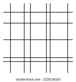 Schwarz-Weiß-Symbol, plaid