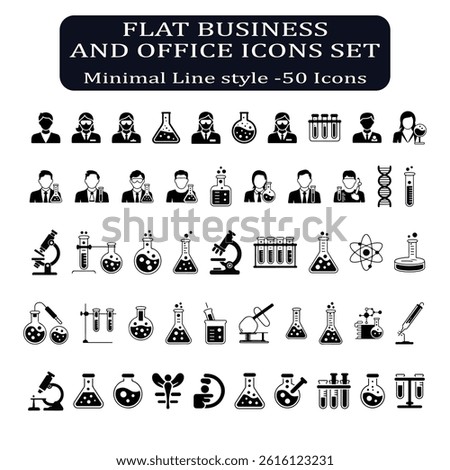 Black and white icon set for web design art.