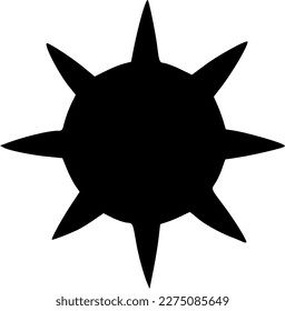 black and white of icon shape