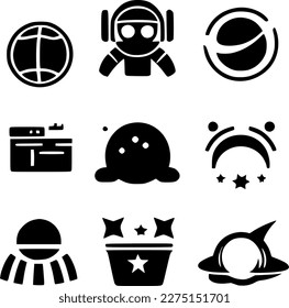 black and white of icon shape