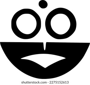 black and white of icon shape
