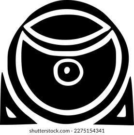black and white of icon shape