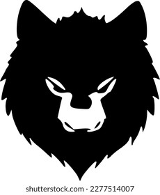 negro y blanco de forma de icono