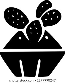 black and white of icon shape