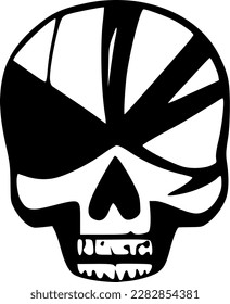 black and white of icon shape