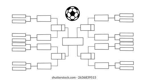 black and white icons knock out football