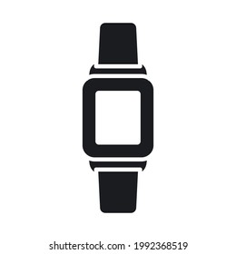 Black and white icons set of the digital devices and gadgets.