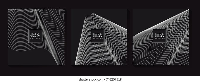 Black & White Illusion Background