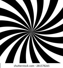 Black White Illusionary Spiral Lines Stock Vector (Royalty Free ...