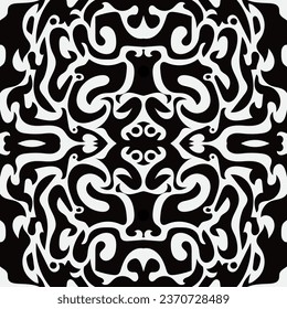 Fondo abstracto de ilustración en blanco y negro