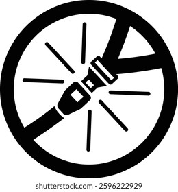 a black and white illustration of a belt buckle,Car safety  . Seat belt icon. Safety belt icon. Fasten seat  