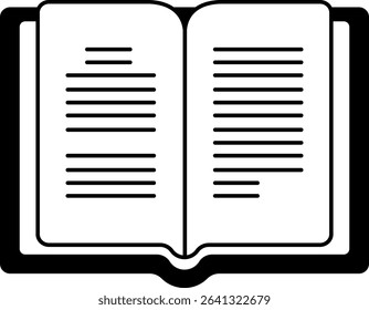 black and white illustration of a bible