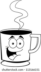 Cartoon Illustration Cup Coffee Stock Illustration 113173510 | Shutterstock