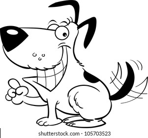 2,347 Cartoon dog pointing Images, Stock Photos & Vectors | Shutterstock