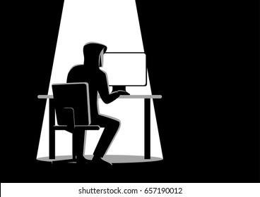 1,370 Hacker from behind Images, Stock Photos & Vectors | Shutterstock