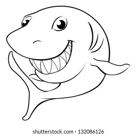 510 Black And White Shark Clipart Images, Stock Photos & Vectors ...