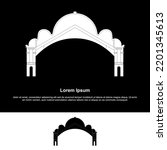 A black and white illustration of Jogja