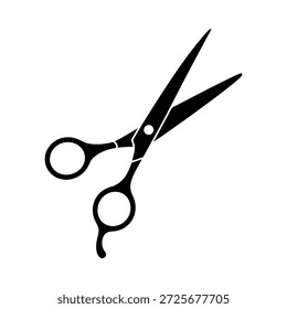 Ilustración en blanco y negro de un par de tijeras