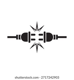Ilustração em preto-e-branco de um design estilizado de explosão ou impacto