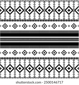 Black and white, illustrations, vector, seamless, pattern, beautiful background