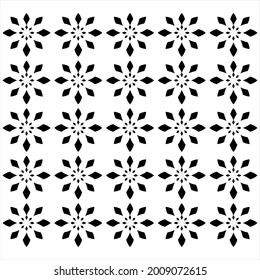 Patrón de arte de ilustraciones en blanco y negro