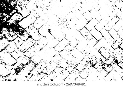 a black and white image of a brick wall, Vintage old brick wall texture with broken architecture background,a set of different textures of brick, 