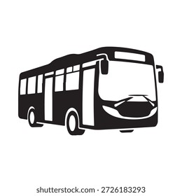 Una Imagen en blanco y negro de un autobús