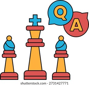 A black and white image of a chess board with a king, a queen, and a pawn. The king is on the left side of the board, the queen is in the middle, and the pawn is on the right side